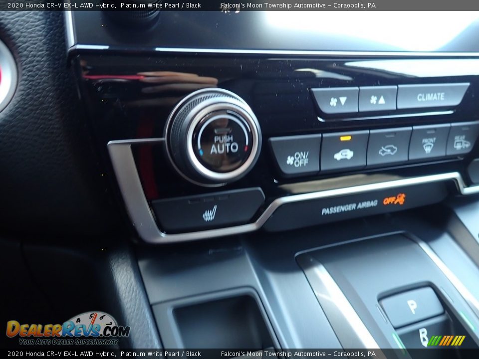 2020 Honda CR-V EX-L AWD Hybrid Platinum White Pearl / Black Photo #17