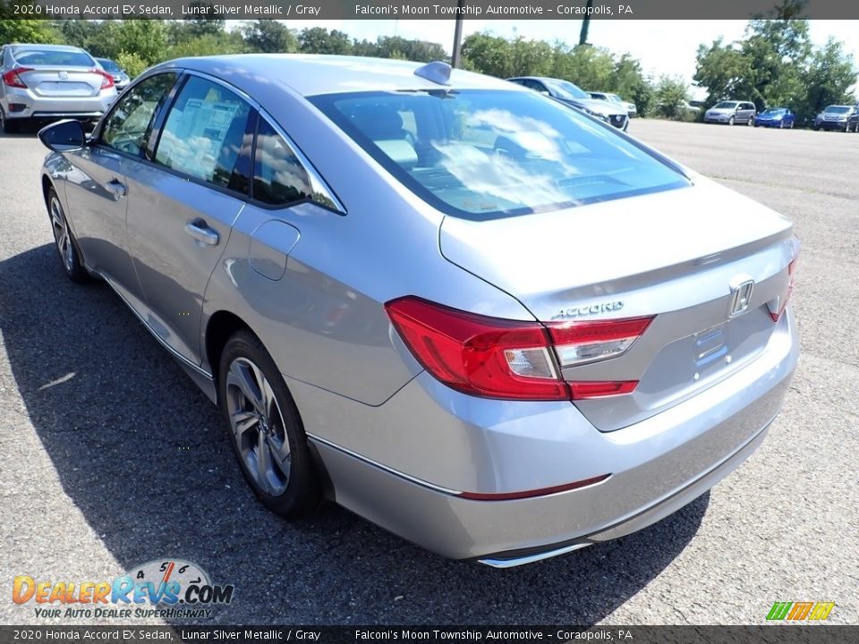 2020 Honda Accord EX Sedan Lunar Silver Metallic / Gray Photo #3