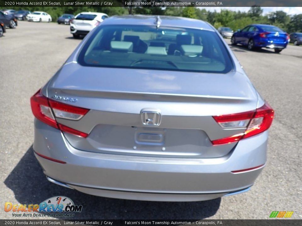 2020 Honda Accord EX Sedan Lunar Silver Metallic / Gray Photo #4