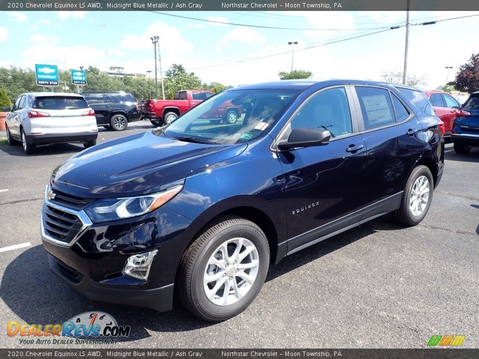 2020 Chevrolet Equinox LS AWD Midnight Blue Metallic / Ash Gray Photo #1