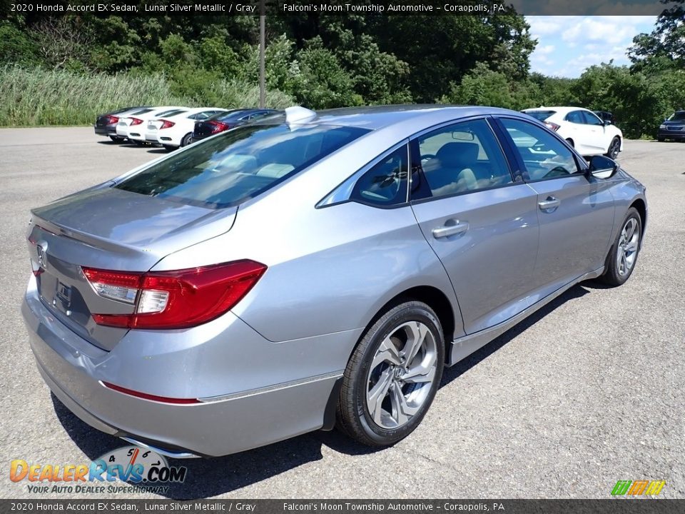 2020 Honda Accord EX Sedan Lunar Silver Metallic / Gray Photo #5