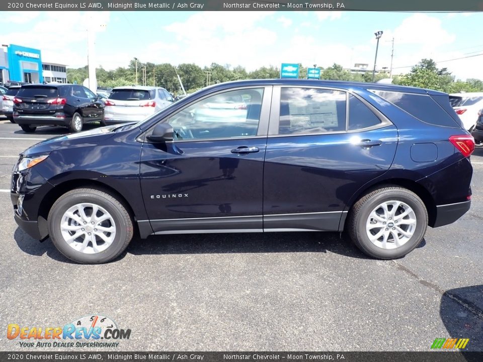 2020 Chevrolet Equinox LS AWD Midnight Blue Metallic / Ash Gray Photo #2