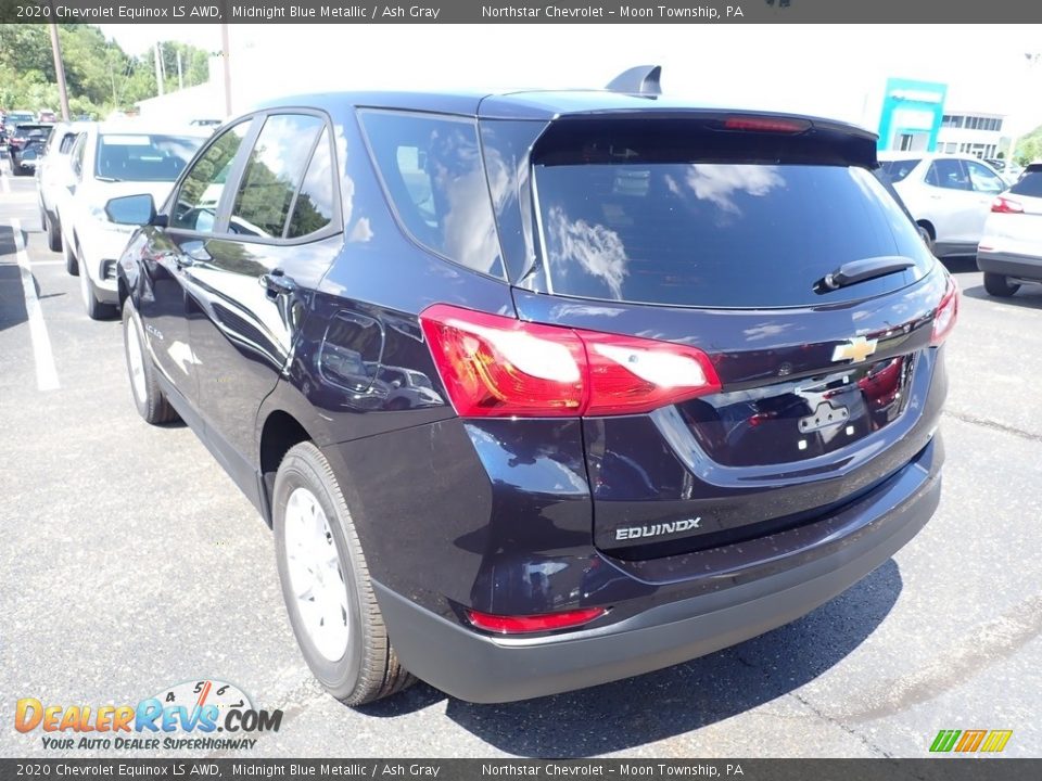 2020 Chevrolet Equinox LS AWD Midnight Blue Metallic / Ash Gray Photo #3