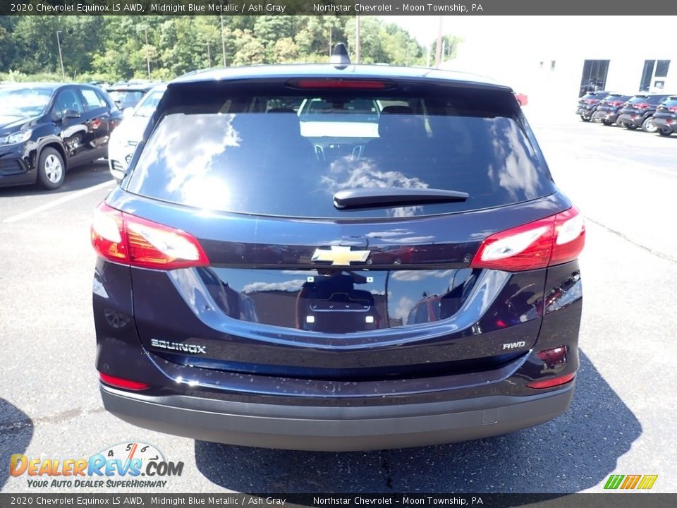 2020 Chevrolet Equinox LS AWD Midnight Blue Metallic / Ash Gray Photo #4
