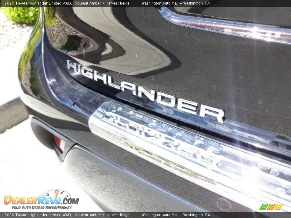 2020 Toyota Highlander Limited AWD Opulent Amber / Harvest Beige Photo #31