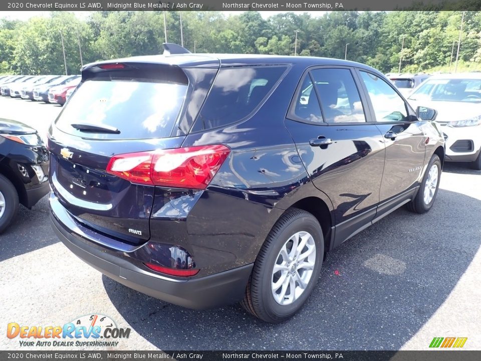 2020 Chevrolet Equinox LS AWD Midnight Blue Metallic / Ash Gray Photo #5