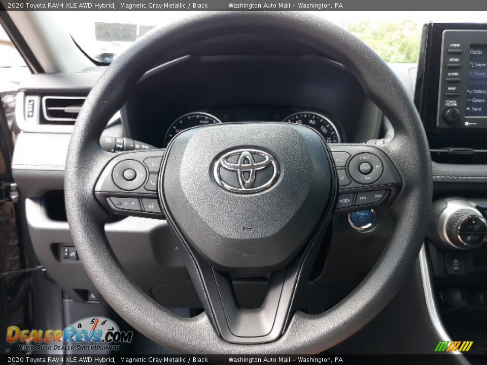 2020 Toyota RAV4 XLE AWD Hybrid Steering Wheel Photo #4