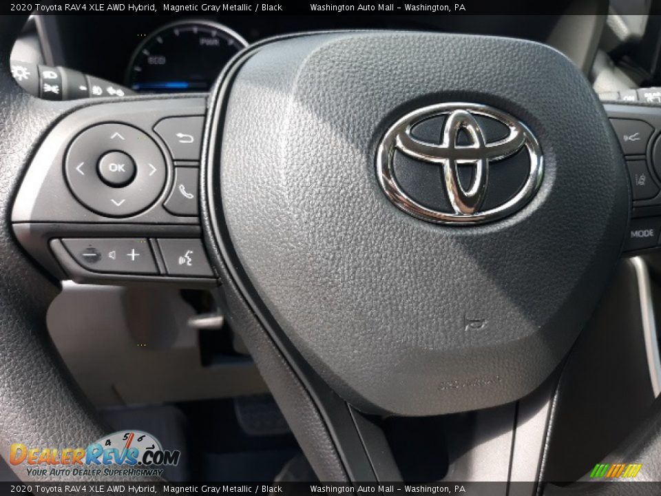2020 Toyota RAV4 XLE AWD Hybrid Steering Wheel Photo #5