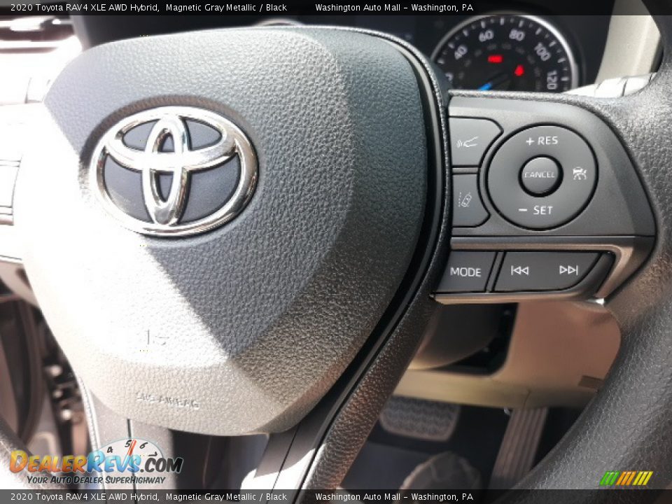 2020 Toyota RAV4 XLE AWD Hybrid Steering Wheel Photo #6