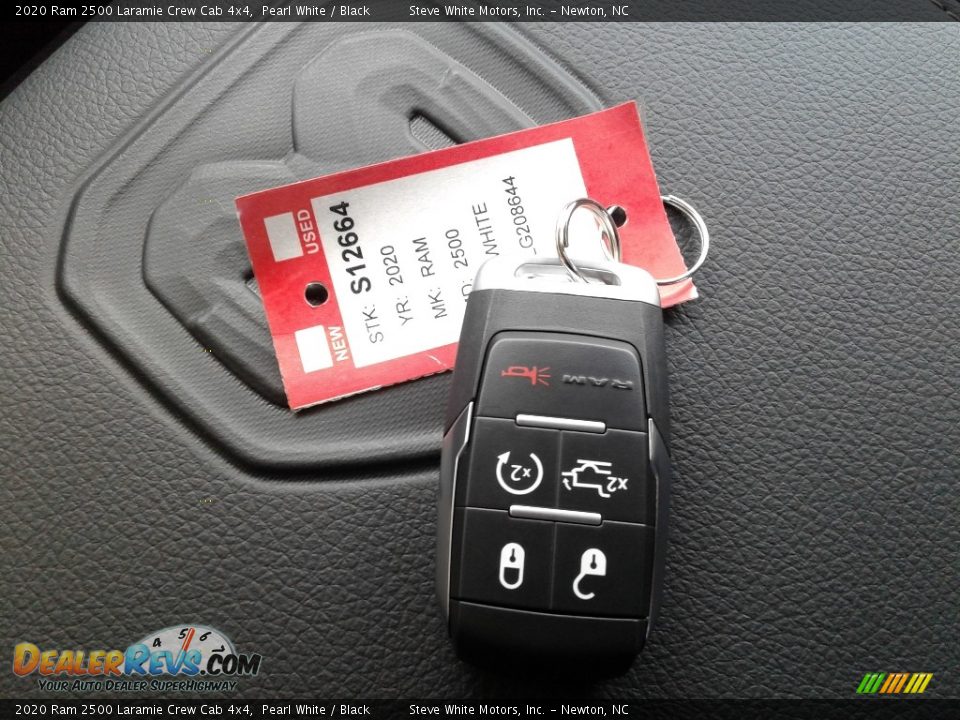 2020 Ram 2500 Laramie Crew Cab 4x4 Pearl White / Black Photo #33