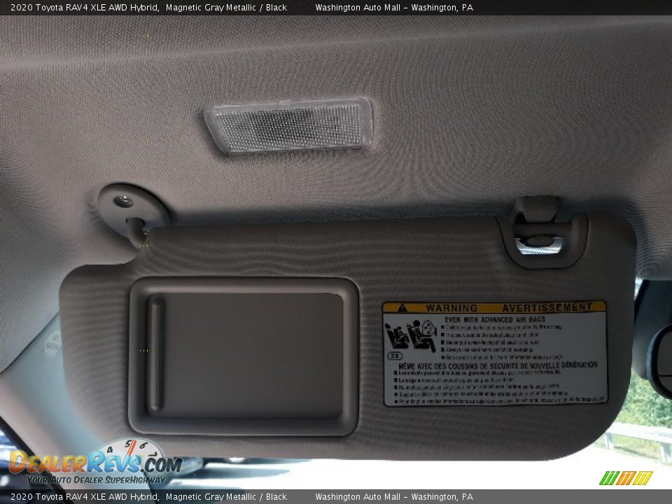 2020 Toyota RAV4 XLE AWD Hybrid Magnetic Gray Metallic / Black Photo #16