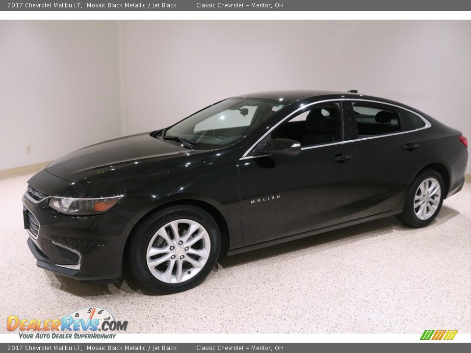 2017 Chevrolet Malibu LT Mosaic Black Metallic / Jet Black Photo #3