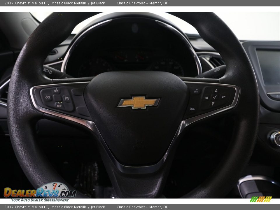 2017 Chevrolet Malibu LT Mosaic Black Metallic / Jet Black Photo #7