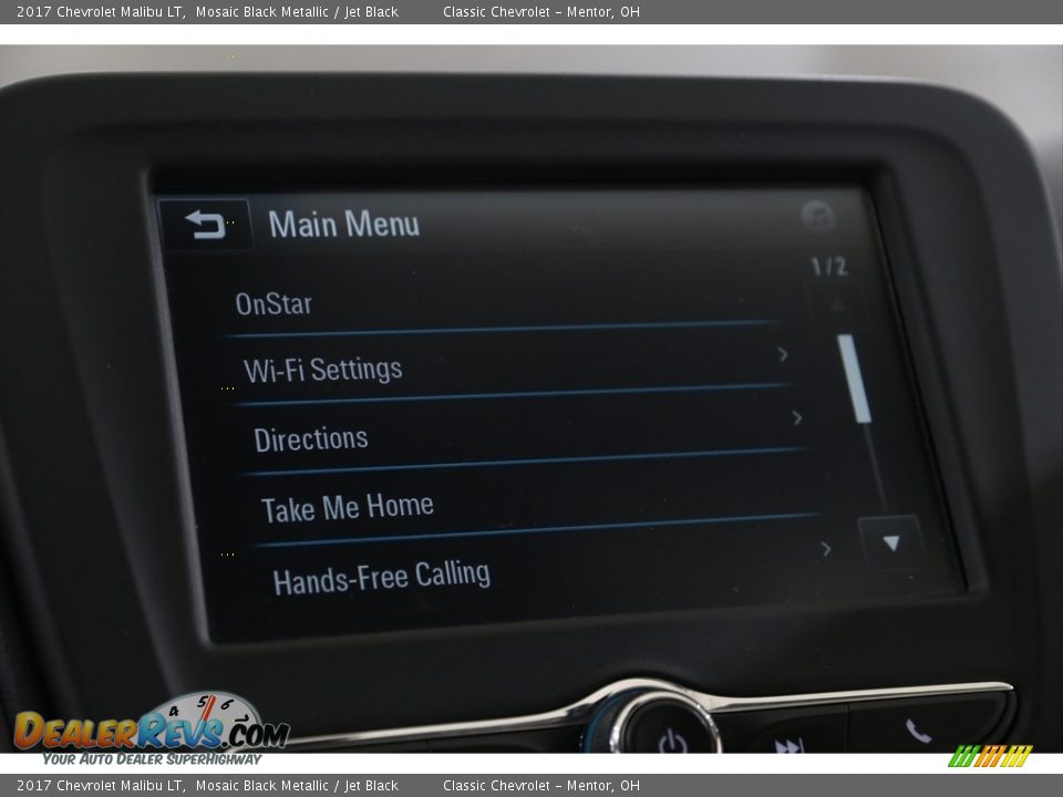 2017 Chevrolet Malibu LT Mosaic Black Metallic / Jet Black Photo #17