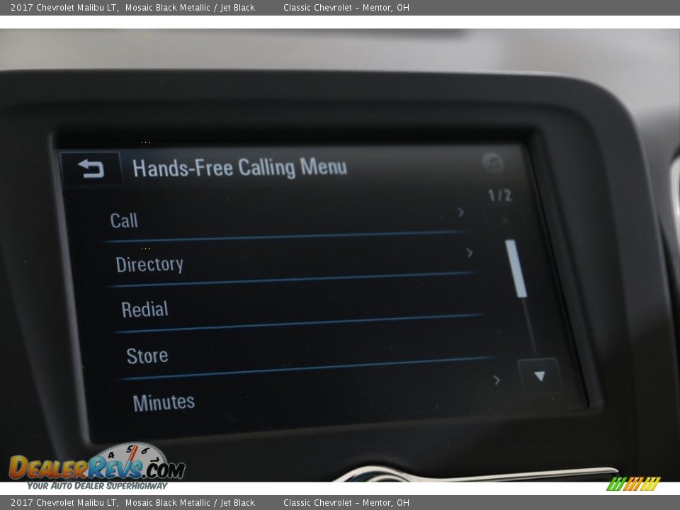 2017 Chevrolet Malibu LT Mosaic Black Metallic / Jet Black Photo #18