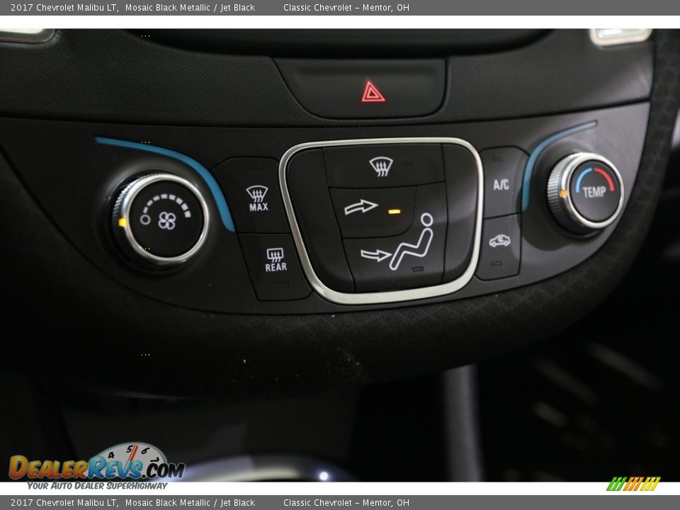 2017 Chevrolet Malibu LT Mosaic Black Metallic / Jet Black Photo #21