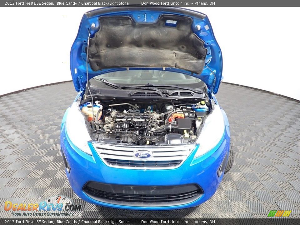 2013 Ford Fiesta SE Sedan Blue Candy / Charcoal Black/Light Stone Photo #5