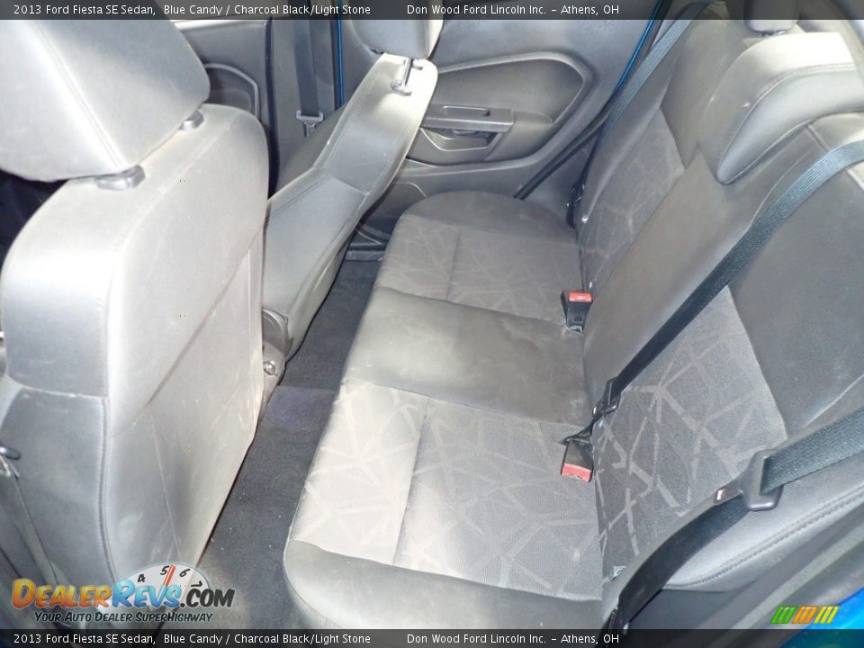 2013 Ford Fiesta SE Sedan Blue Candy / Charcoal Black/Light Stone Photo #20