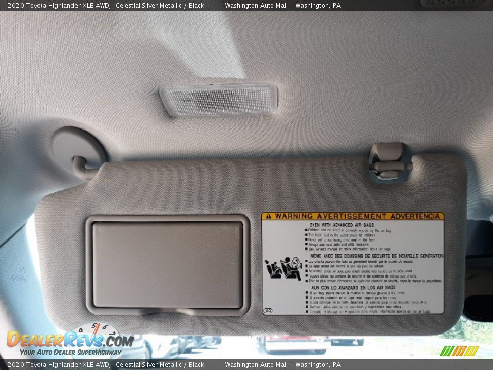 2020 Toyota Highlander XLE AWD Celestial Silver Metallic / Black Photo #21