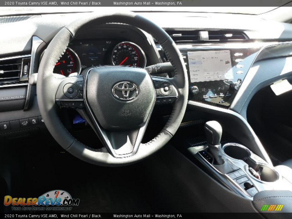 2020 Toyota Camry XSE AWD Wind Chill Pearl / Black Photo #3