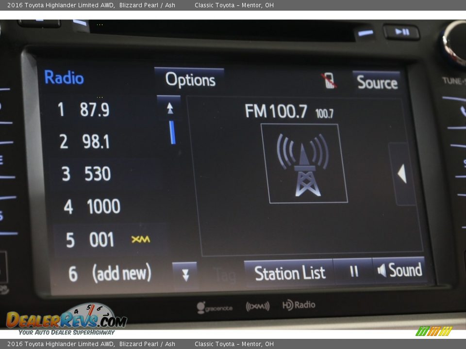 2016 Toyota Highlander Limited AWD Blizzard Pearl / Ash Photo #11