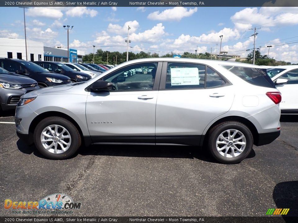 2020 Chevrolet Equinox LS AWD Silver Ice Metallic / Ash Gray Photo #2