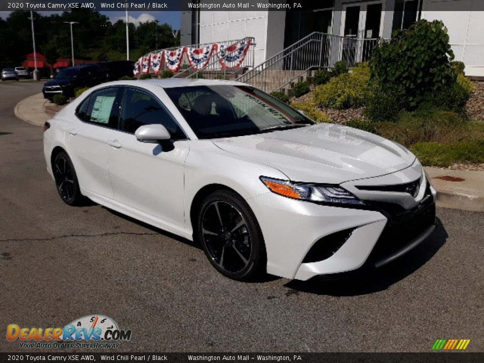2020 Toyota Camry XSE AWD Wind Chill Pearl / Black Photo #33