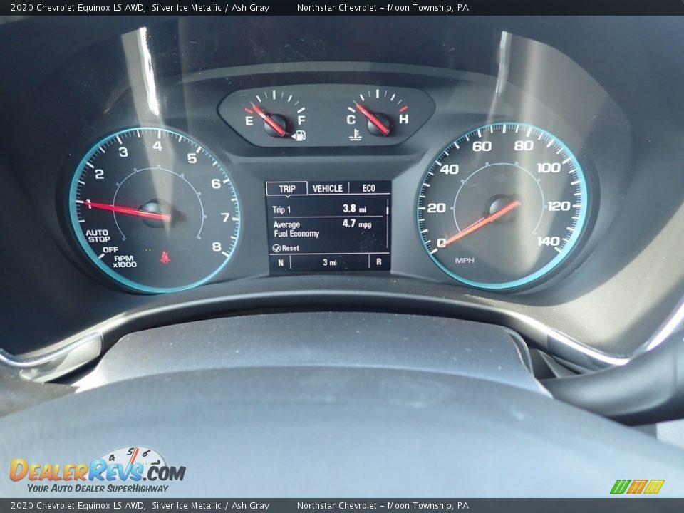 2020 Chevrolet Equinox LS AWD Silver Ice Metallic / Ash Gray Photo #20