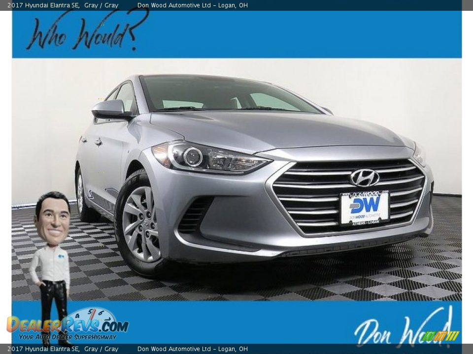 2017 Hyundai Elantra SE Gray / Gray Photo #1