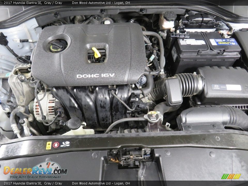 2017 Hyundai Elantra SE Gray / Gray Photo #6