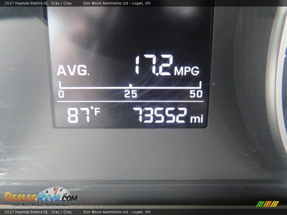 2017 Hyundai Elantra SE Gray / Gray Photo #20