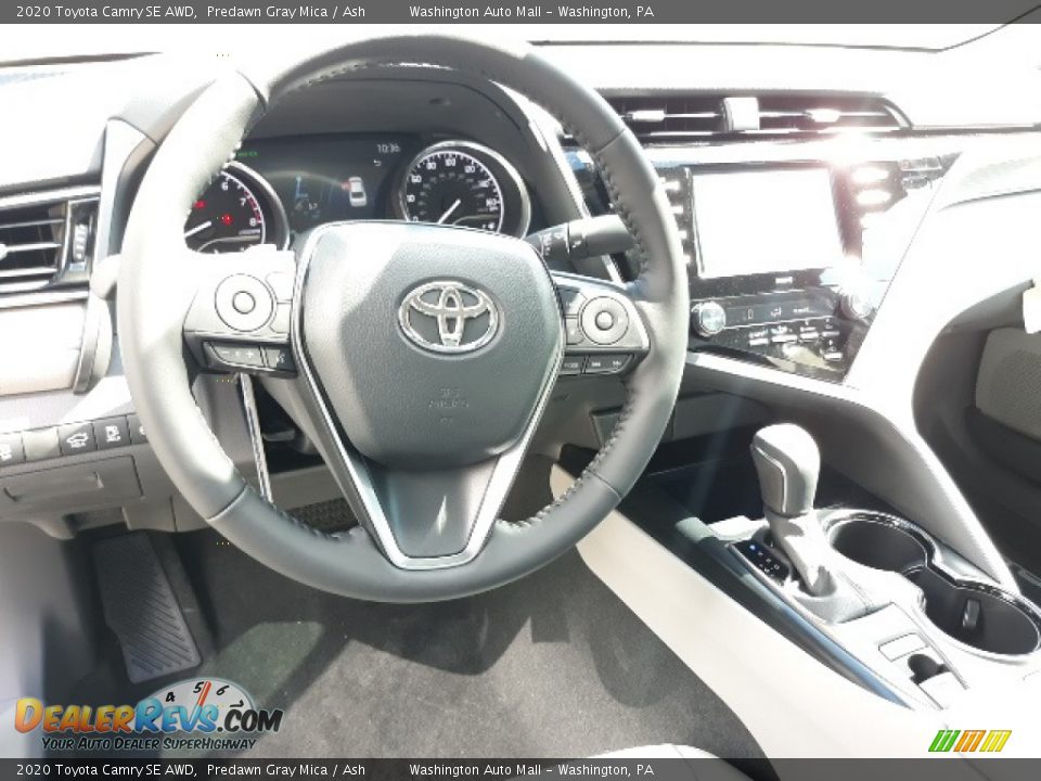 2020 Toyota Camry SE AWD Predawn Gray Mica / Ash Photo #3