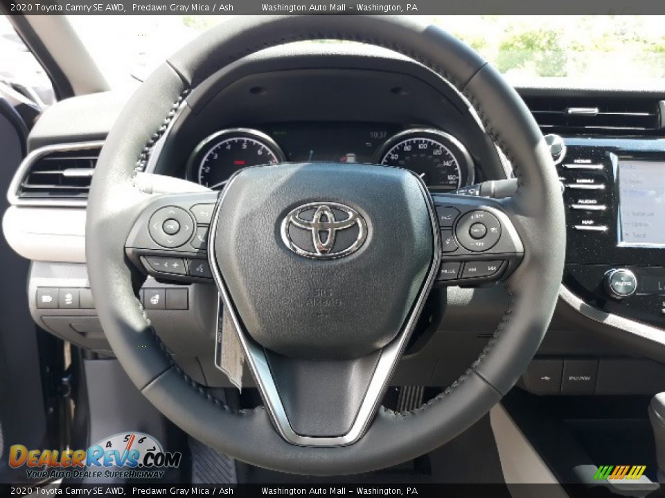 2020 Toyota Camry SE AWD Predawn Gray Mica / Ash Photo #4