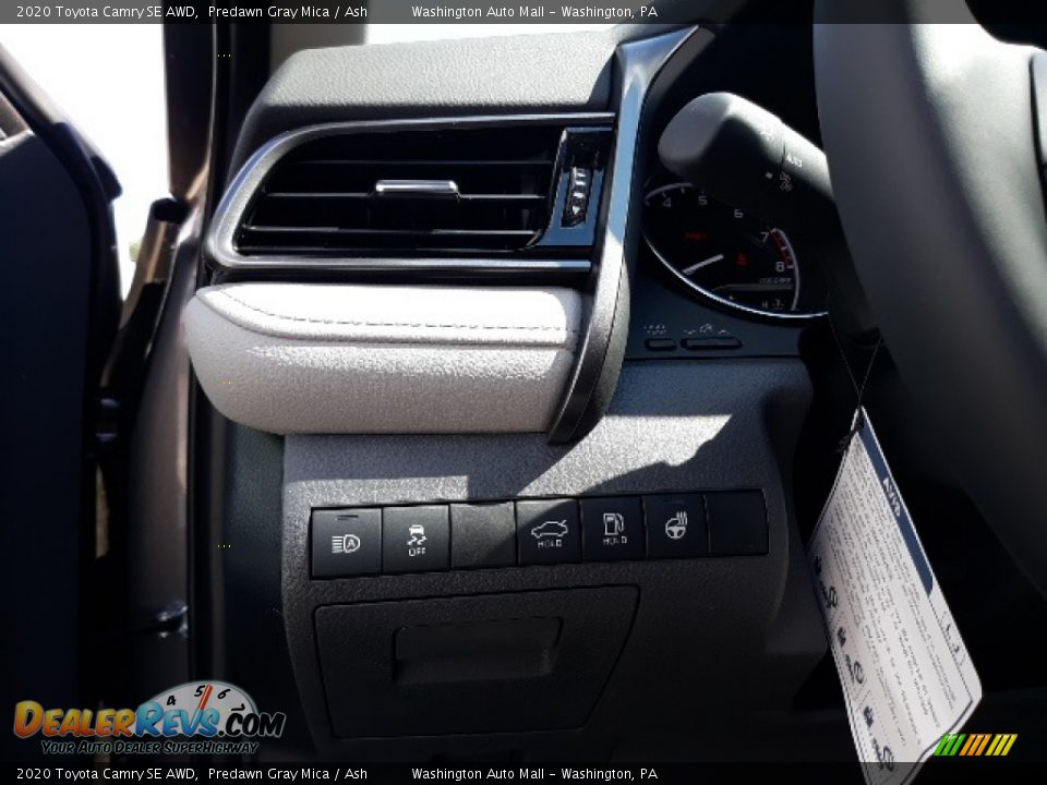 2020 Toyota Camry SE AWD Predawn Gray Mica / Ash Photo #10