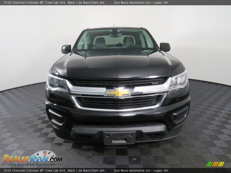 2018 Chevrolet Colorado WT Crew Cab 4x4 Black / Jet Black/Dark Ash Photo #5