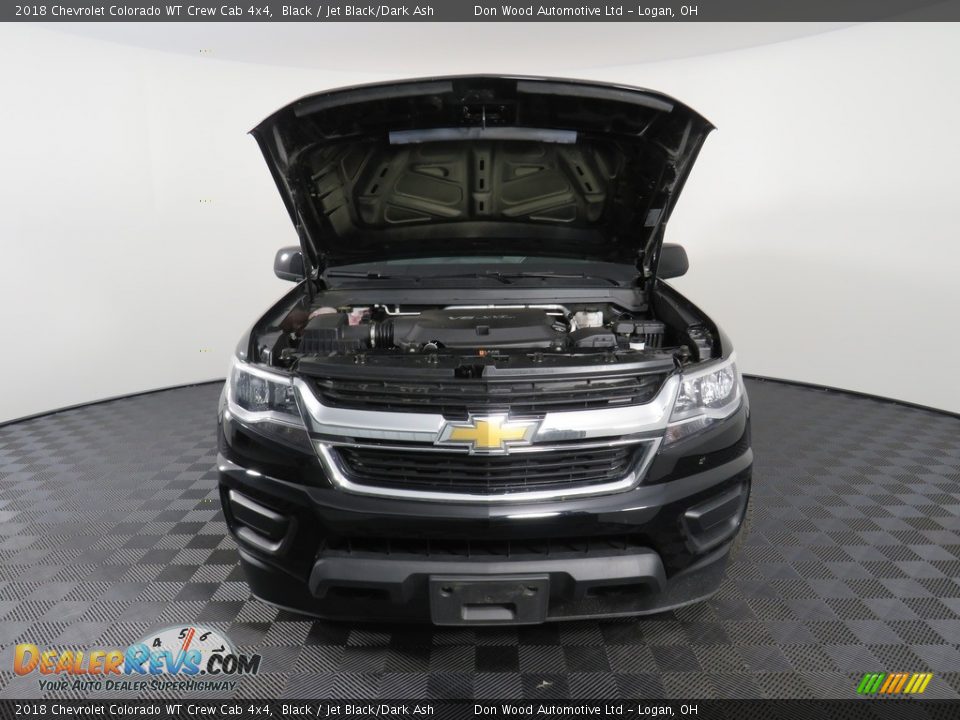 2018 Chevrolet Colorado WT Crew Cab 4x4 Black / Jet Black/Dark Ash Photo #6