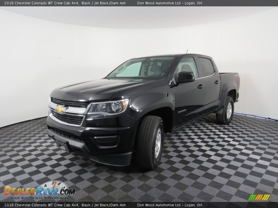 2018 Chevrolet Colorado WT Crew Cab 4x4 Black / Jet Black/Dark Ash Photo #8