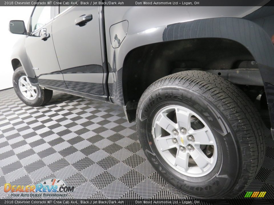 2018 Chevrolet Colorado WT Crew Cab 4x4 Black / Jet Black/Dark Ash Photo #10