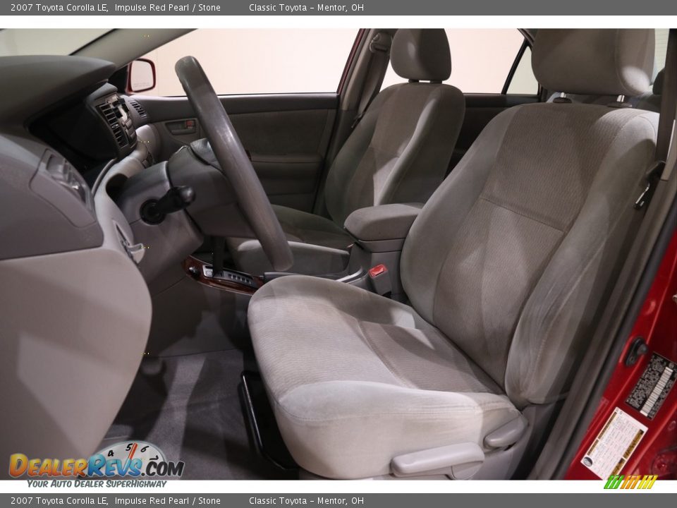 2007 Toyota Corolla LE Impulse Red Pearl / Stone Photo #5