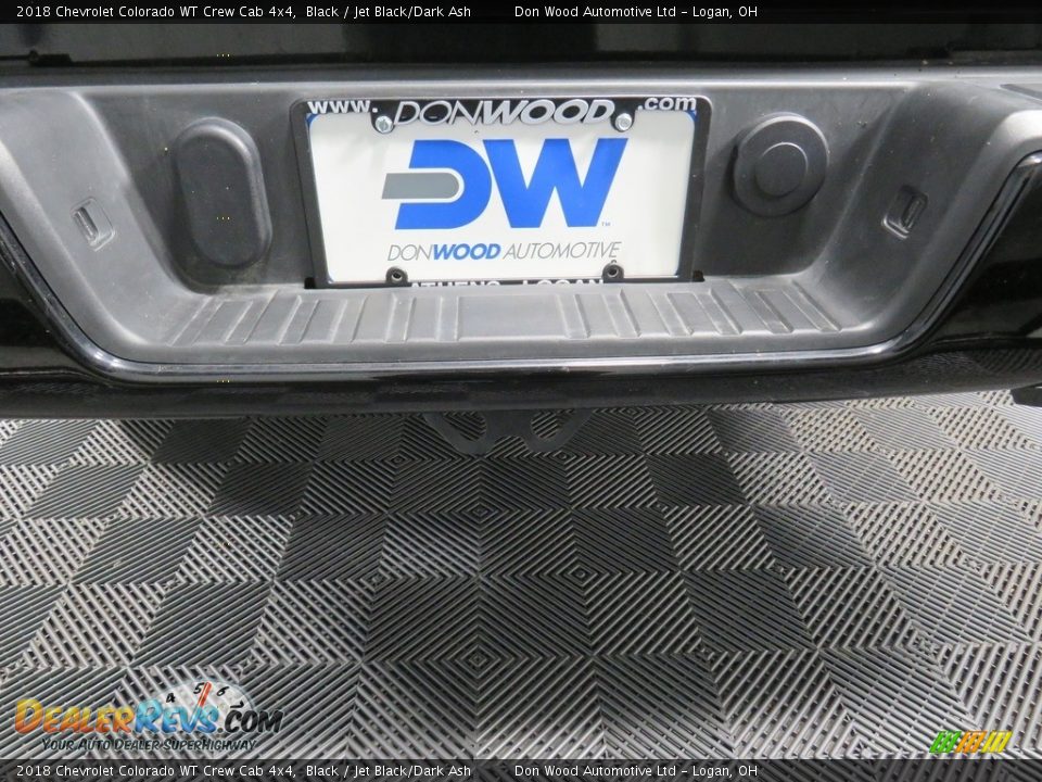 2018 Chevrolet Colorado WT Crew Cab 4x4 Black / Jet Black/Dark Ash Photo #13