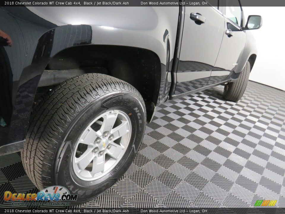 2018 Chevrolet Colorado WT Crew Cab 4x4 Black / Jet Black/Dark Ash Photo #16