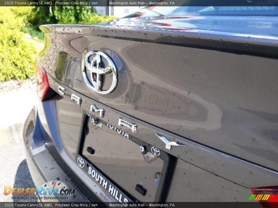 2020 Toyota Camry SE AWD Predawn Gray Mica / Ash Photo #34