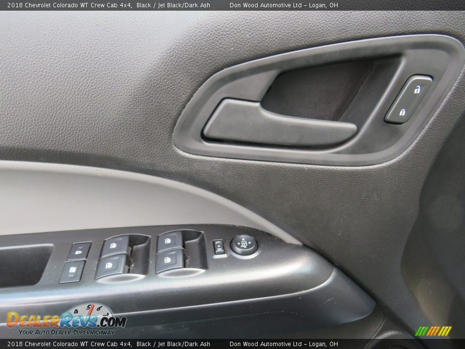 2018 Chevrolet Colorado WT Crew Cab 4x4 Black / Jet Black/Dark Ash Photo #18