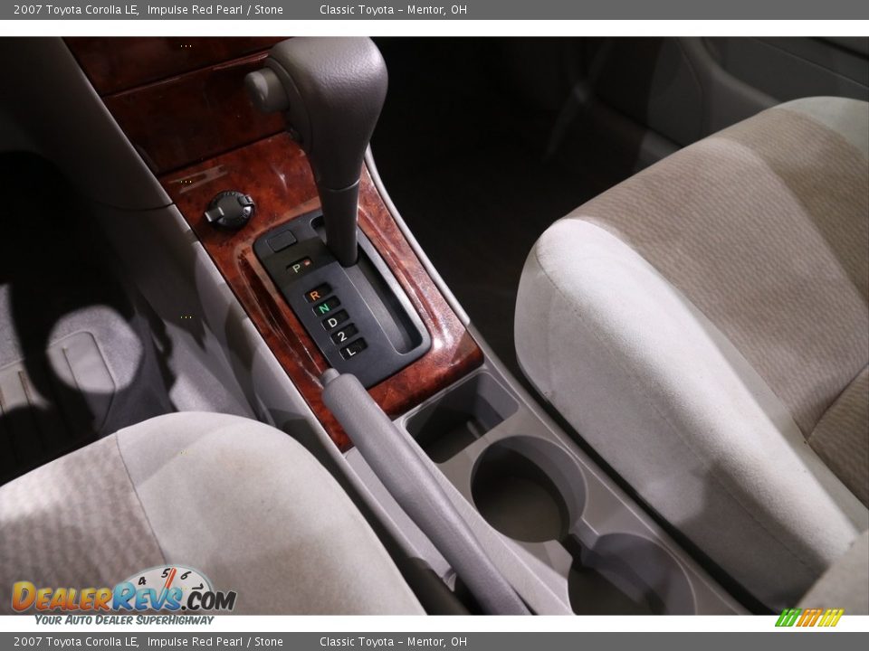2007 Toyota Corolla LE Impulse Red Pearl / Stone Photo #12