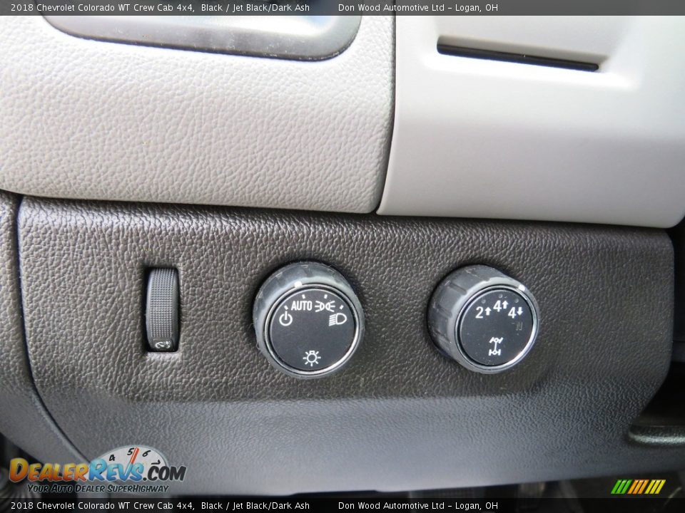 2018 Chevrolet Colorado WT Crew Cab 4x4 Black / Jet Black/Dark Ash Photo #19
