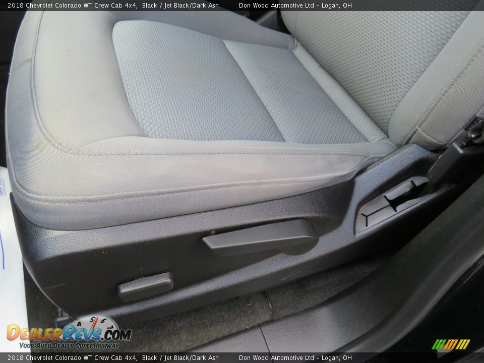 2018 Chevrolet Colorado WT Crew Cab 4x4 Black / Jet Black/Dark Ash Photo #20