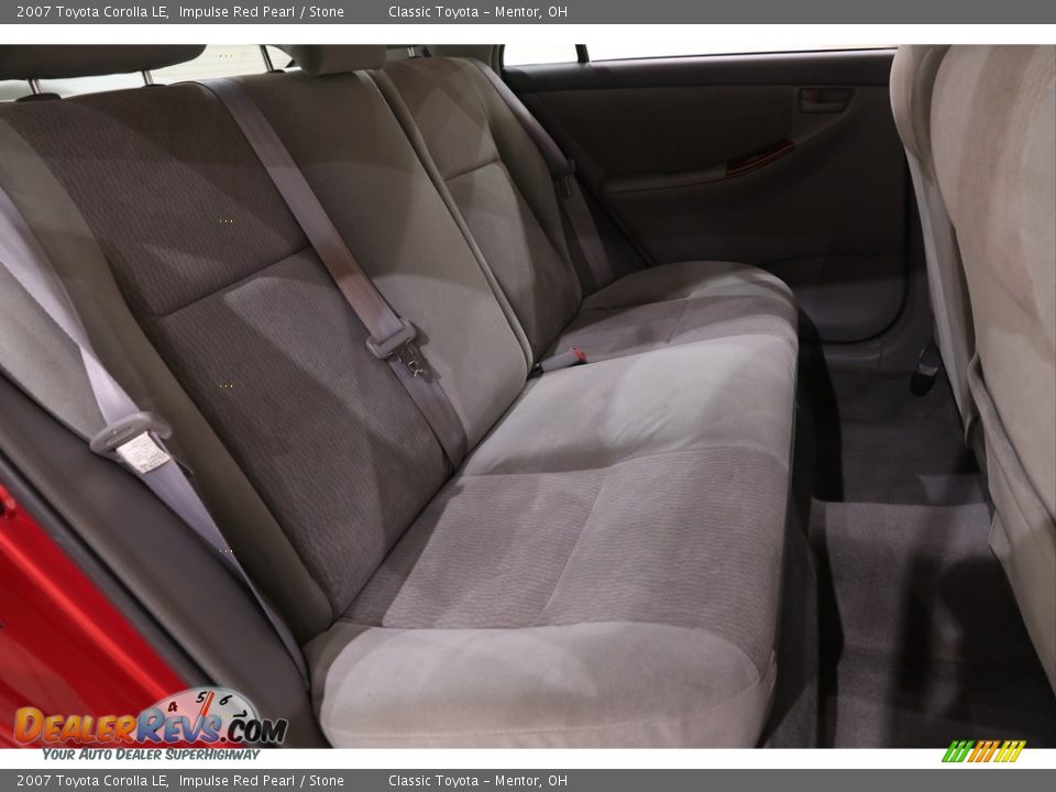 2007 Toyota Corolla LE Impulse Red Pearl / Stone Photo #14