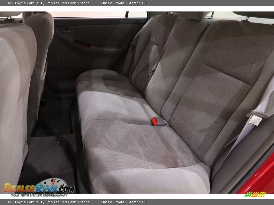 2007 Toyota Corolla LE Impulse Red Pearl / Stone Photo #15