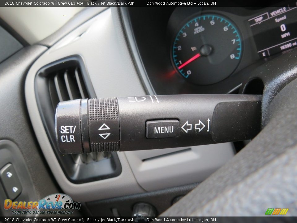 2018 Chevrolet Colorado WT Crew Cab 4x4 Black / Jet Black/Dark Ash Photo #23