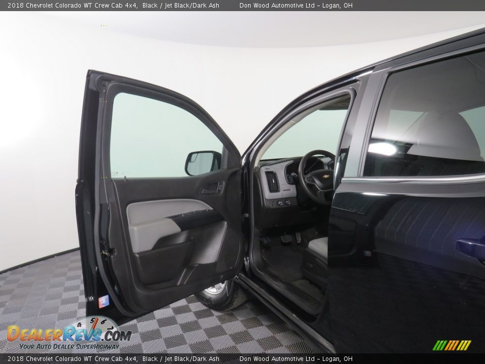 2018 Chevrolet Colorado WT Crew Cab 4x4 Black / Jet Black/Dark Ash Photo #28